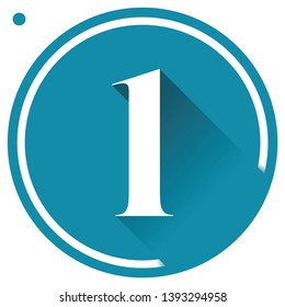 Infographic Number Vector Icon Set