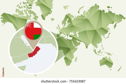 2,988 Oman map with flag Images, Stock Photos & Vectors | Shutterstock