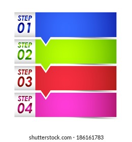 Infographic option banner