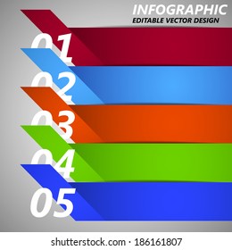 Infographic option banner