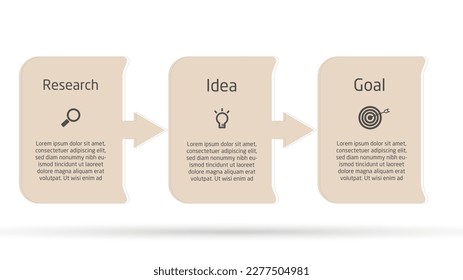 diseño de plantilla de número de opción de infografía. y 3 programas o pasos diferentes para cualquier programa de procesamiento de imágenes. opciones de diagrama de flujo de trabajo de diseño de banner de diseño web de pasos de negocio.