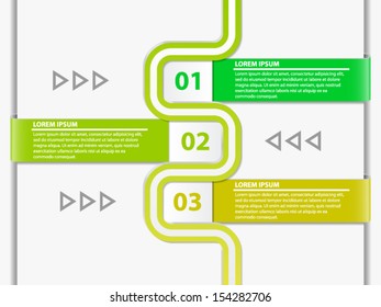 Info-graphic options banner. File is in eps10 format.
