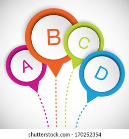 Infographic options. Modern vector design illustration. 