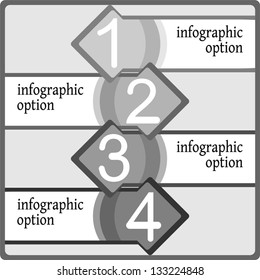 Infographic options, Vector Version