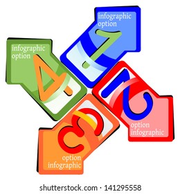 Infographic options, Vector Version