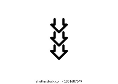 Infographic Outline Icon - Dropdown