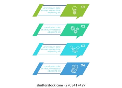 Infográfico delineando quatro etapas essenciais para uma gestão eficaz do projeto. Cada etapa é destacada com gráficos claros e descrições breves para aprimorar a compreensão