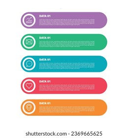 Infographic paper layout design template.