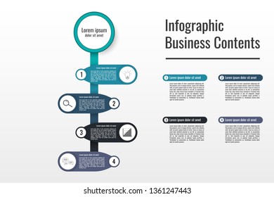 infographic pattern for business information,presentation.vector and illustration