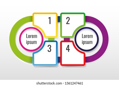 infographic pattern for business information,presentation.vector and illustration