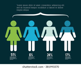 Infographic people design 