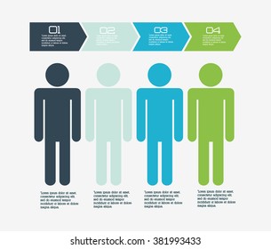 Infographic people design 