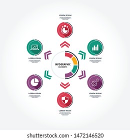 Info-graphic Premium Vector template design