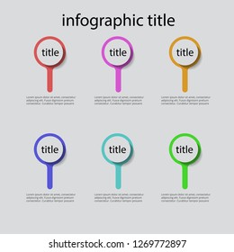 infographic for presentation , information paper template
