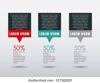 infographic presentation template. colorful design. vector illustration