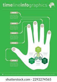 Infographic or presentation template with icons and recommendations. Infographics - 3 basic components of a Healthy Lifestyle - proper nutrition, physical activity and recreation.