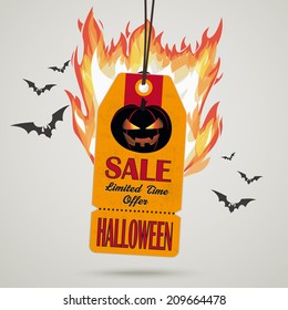 Infographic with price sticker the grey background. Eps 10 vector file.