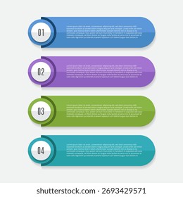 Infografía del proceso en cuatro partes