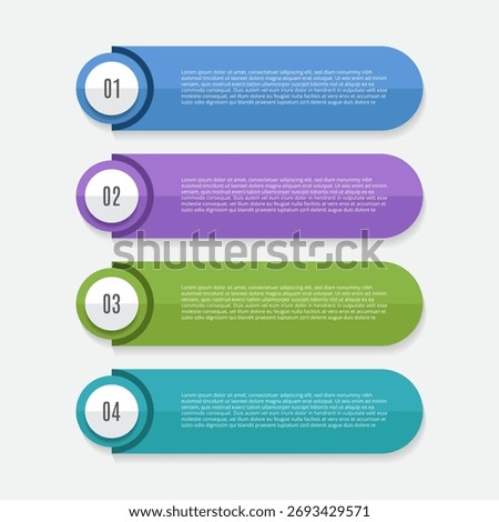 Infographic of Process in Four Parts