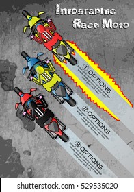 INFOGRAPHIC RACE MOTO