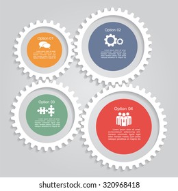 Infographic report template layout. Vector illustration Eps 8.