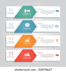 Infographic Report Template Layout Vector Illustration Stock Vector ...