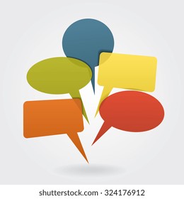 Infographic report template layout. Vector illustration Eps