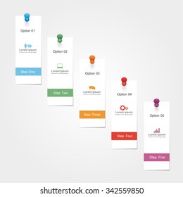 Infographic report template with place for your data. Vector illustration
