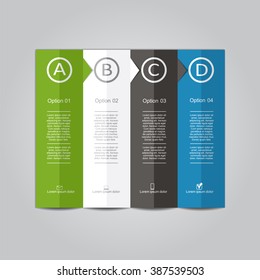 Infographic report template with place for your data. Vector illustration.