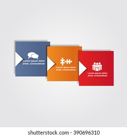 Infographic report template with place for your data. Vector illustration.