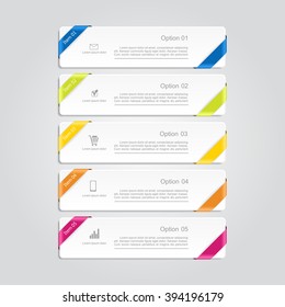 Infographic report template with place for your data. Vector illustration.