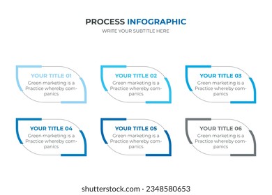 Infographic, Report, Workflow, Business, and Stage Marketing leaf style presentation formats have 6 options to work with as a process.