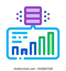 infographic research of machine learning color icon vector. infographic research of machine learning sign. isolated symbol illustration