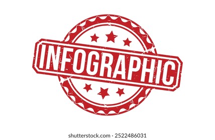 Infographic rubber stamp on white background. Infographic Stamp.