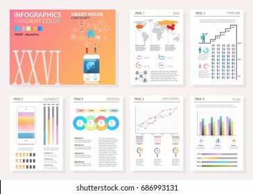 Infographic set . Big set of  infographic template for web , print, magazine, flyer, brochure, media, marketing and advertising concepts.