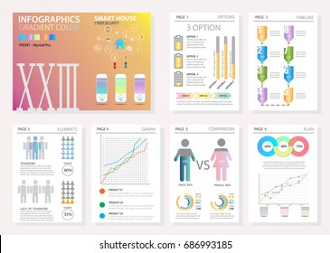 Infographic set . Big set of  infographic template for web , print, magazine, flyer, brochure, media, marketing and advertising concepts.