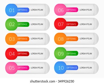 Infographic, set, Eps10, vector illustration