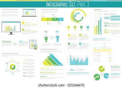 Infographic Set. This Infographic Set Is Designed To Help You To Produce Presentations, Re-use Graphics For Compare Different Products, For Your Graphic Inspirations And Many More