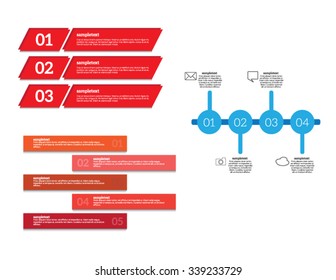 Infographic set Vector illustration. can be used for workflow layout, banner, diagram, number options, step up options, web design.
