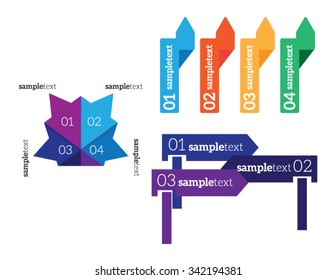 Infographic set Vector illustration. can be used for workflow layout, banner, diagram, number options, step up options, web design.
