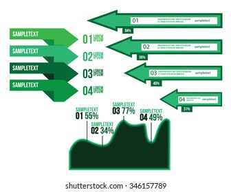 Infographic set Vector illustration. can be used for workflow layout, banner, diagram, number options, step up options, web design.
