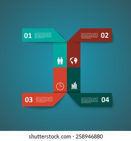 Infographic signs design