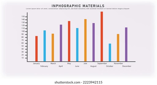 infographic slide presentation template graphic