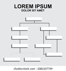 Infographic Structure Diagram Tournament Leadership Business Stock ...