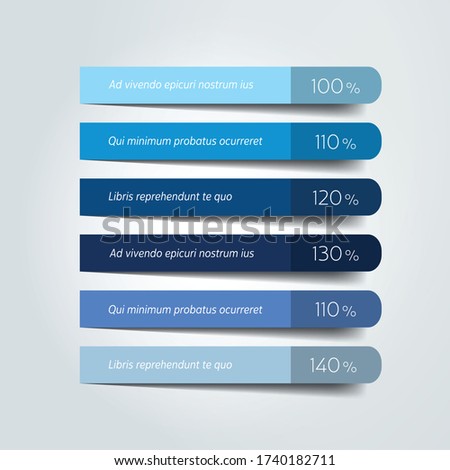 Infographic table, chart, schedule, template.