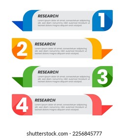 infographic table vector template for presentation and promotion