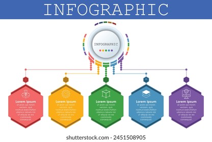 Infographic Tabs for Vector Design