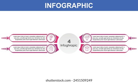 Infographic Tabs for Vector Design