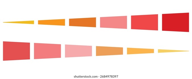 Infografik Konische Balkendiagramm Gradientendesign