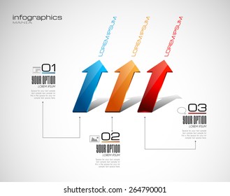 Infographic teamwork and brainstorming with Flat style. A lot of design elements are included: computers, mobile devices, desk supplies, pencil,coffee mug, sheets,documents and so on